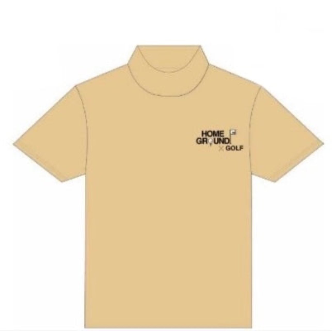 HOME GROUND STORE× Golf 2024 hgsラグランT-shirt ベージュ/hgs G005