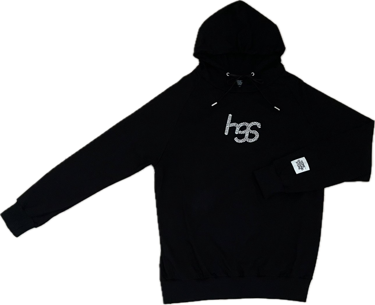 hgsプルオーバー フーディ black / hgs001