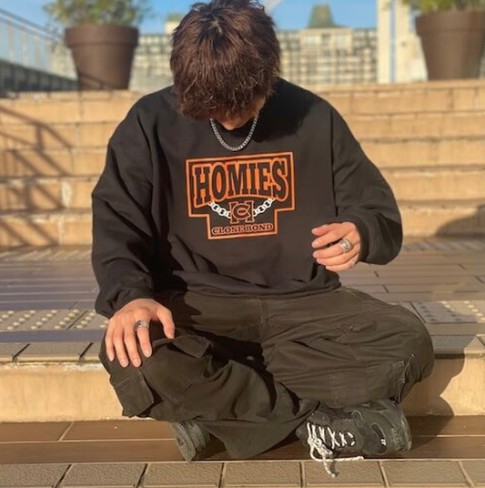 CLOSE BOND FRONT sweatshirt black