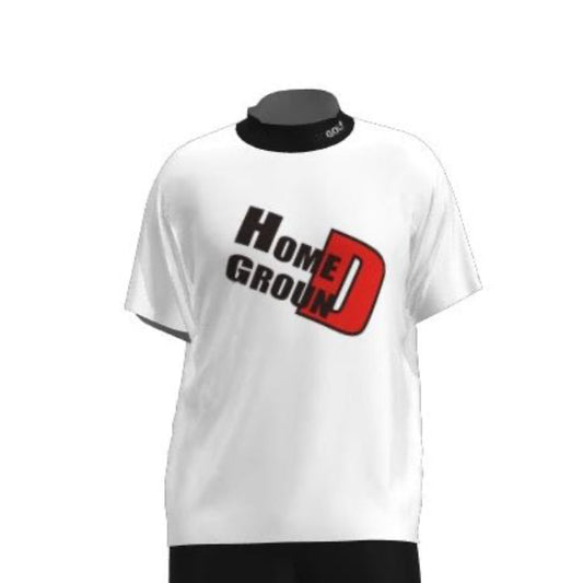 HOME GROUND STORE× Golf 2024 ハイネック半袖Tシャツ・レッド/hgs G003