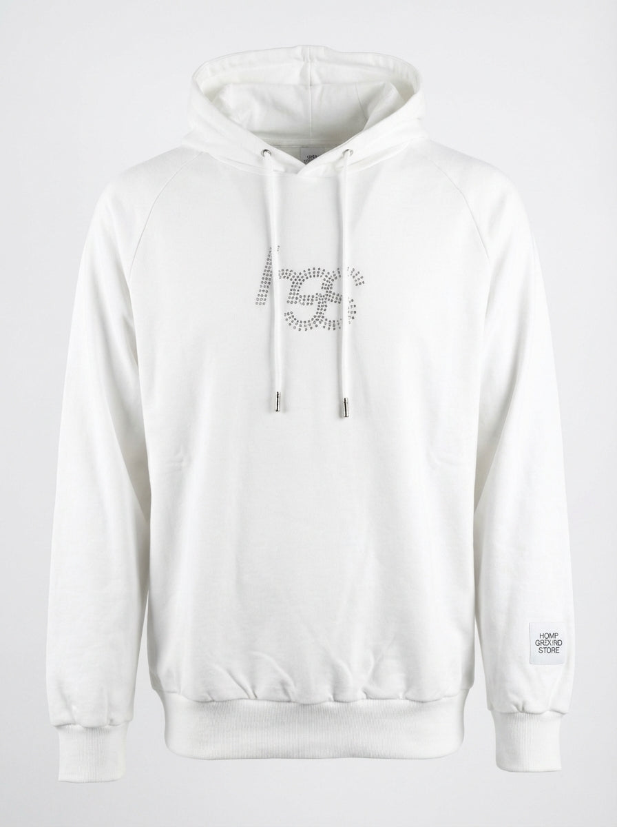 hgsプルオーバー フーディ　white / hgs001