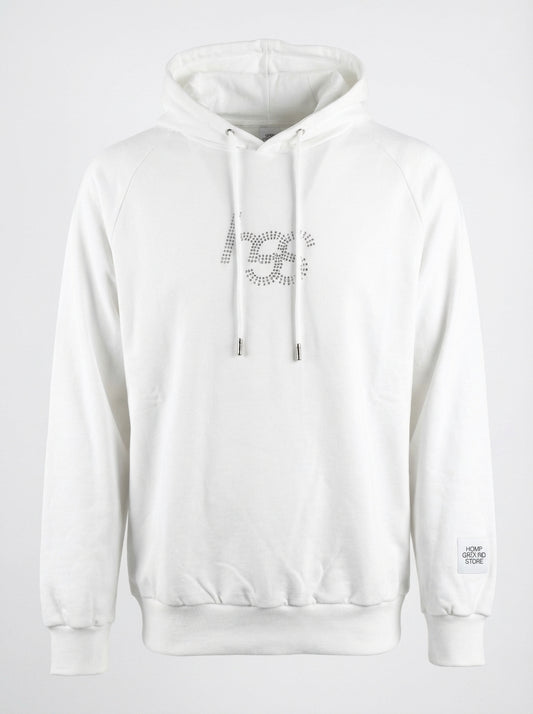 hgsプルオーバー フーディ　white / hgs001